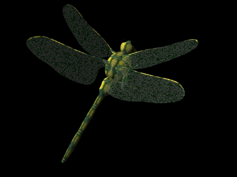Alayx Wallpaper Glittery Animated Dragonfly