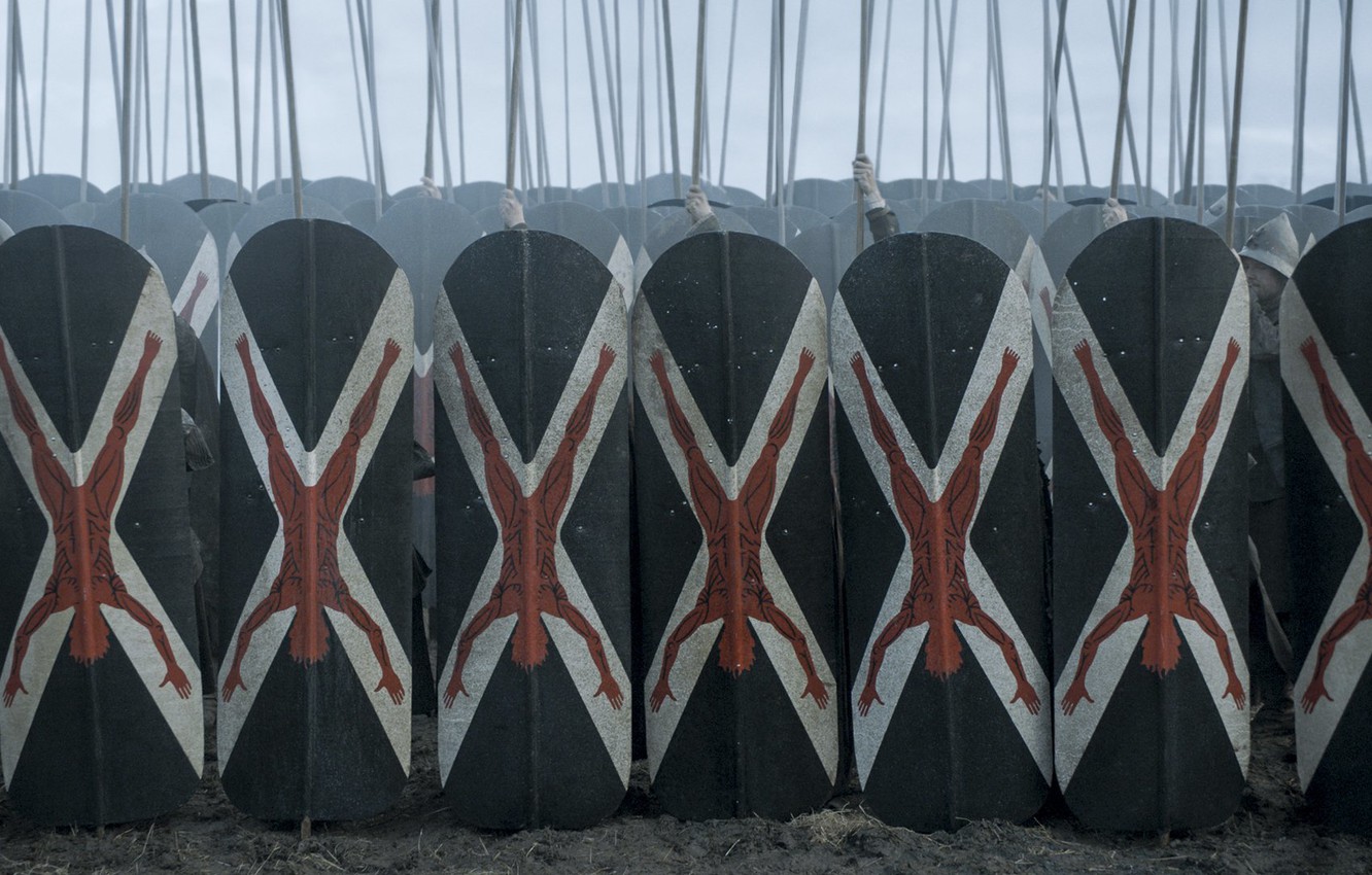 Wallpaper Game of Thrones shield warrior spear HBO 6 season