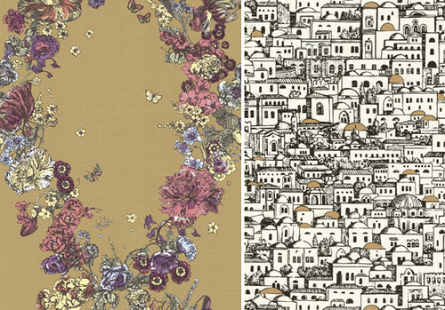 Above Wallpaper Designs From The Fornasetti Collection At Cole Son