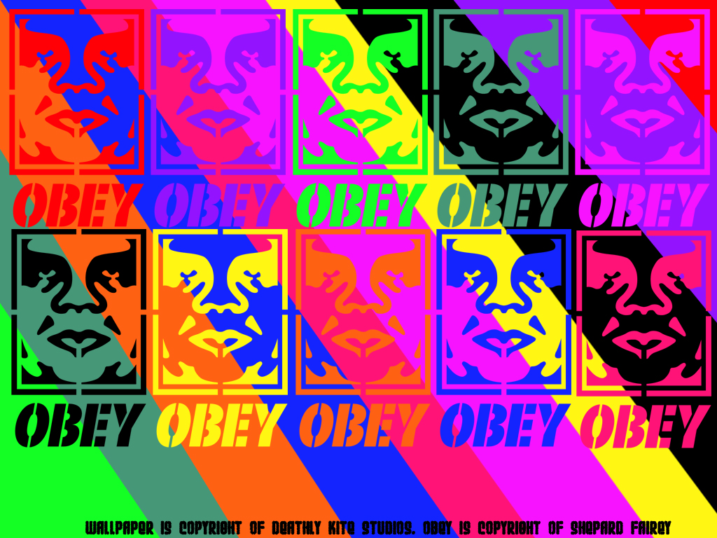 Obey Wallpaper Propaganda By Freddygipson