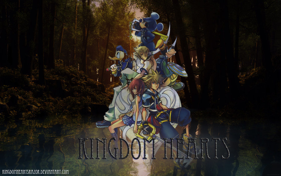 Kingdom Hearts Wallpaper In The Forest HD By Azurajae