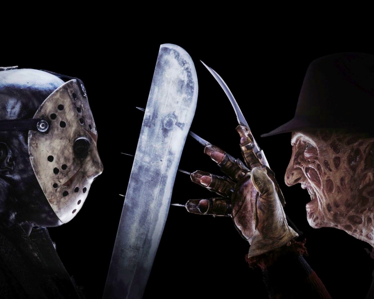 Freddy Vs Jason Horror Legends Wallpaper