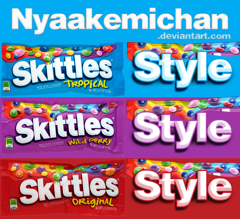Skittles Styles By Nyaakemichan