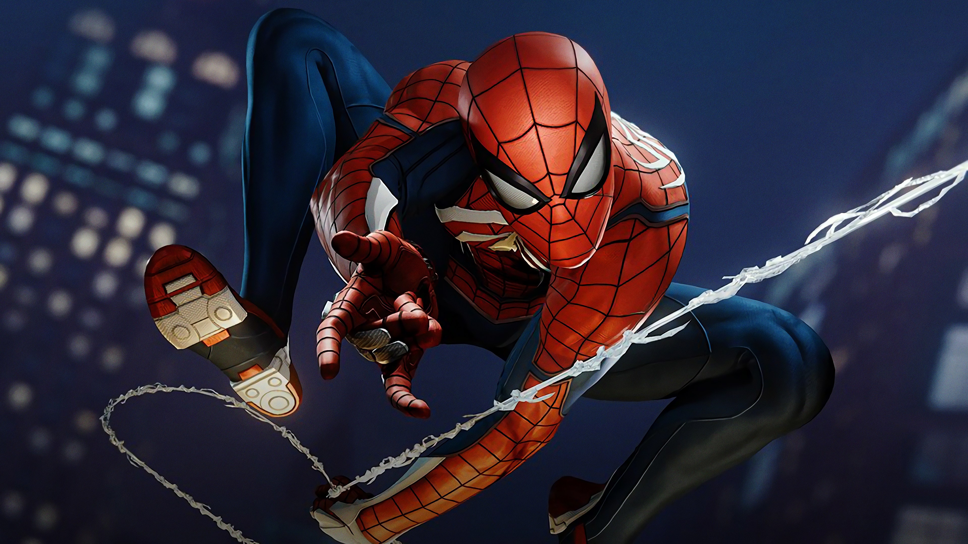 Marvel S Spider Man Ps4 Web Swing 4k