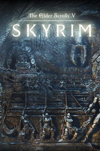 Tes5 Skyrim Bas Relief Wallpaper For iPhone