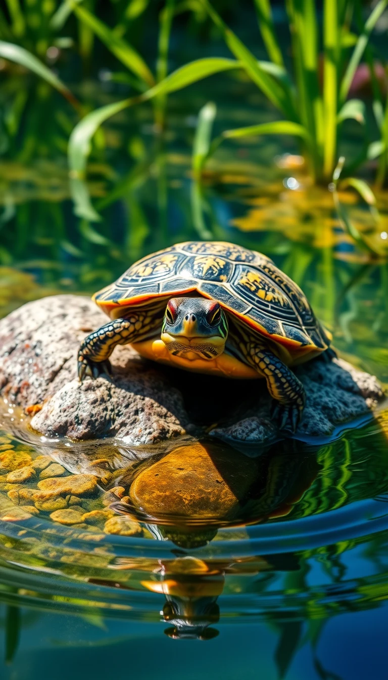 Red Eared Slider Turtles Wallpaper