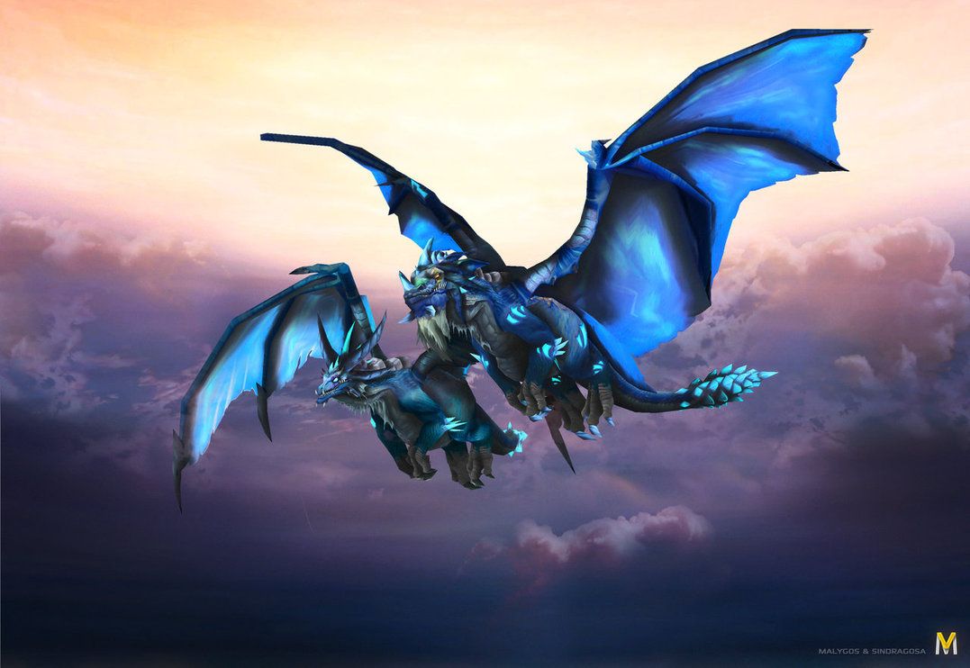 Malygos And Sindragosa By Vaanel World Of