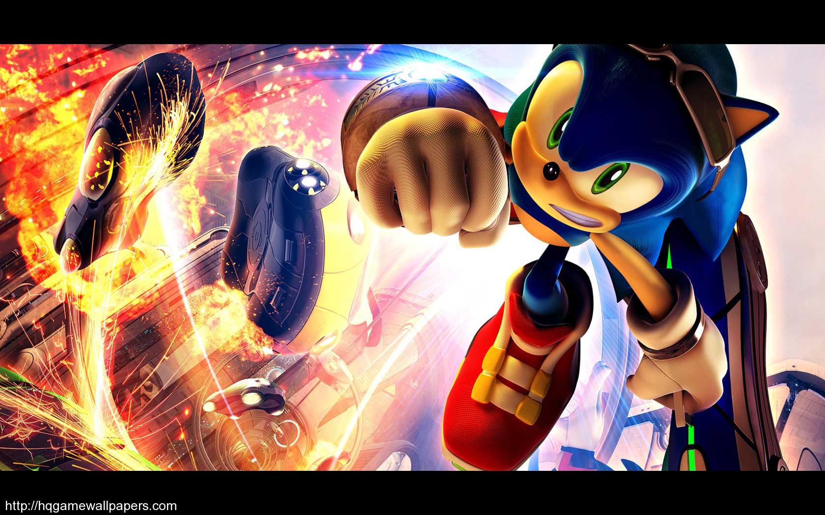 Sonic Riders Zero Gravity Widescreen Wallpaper