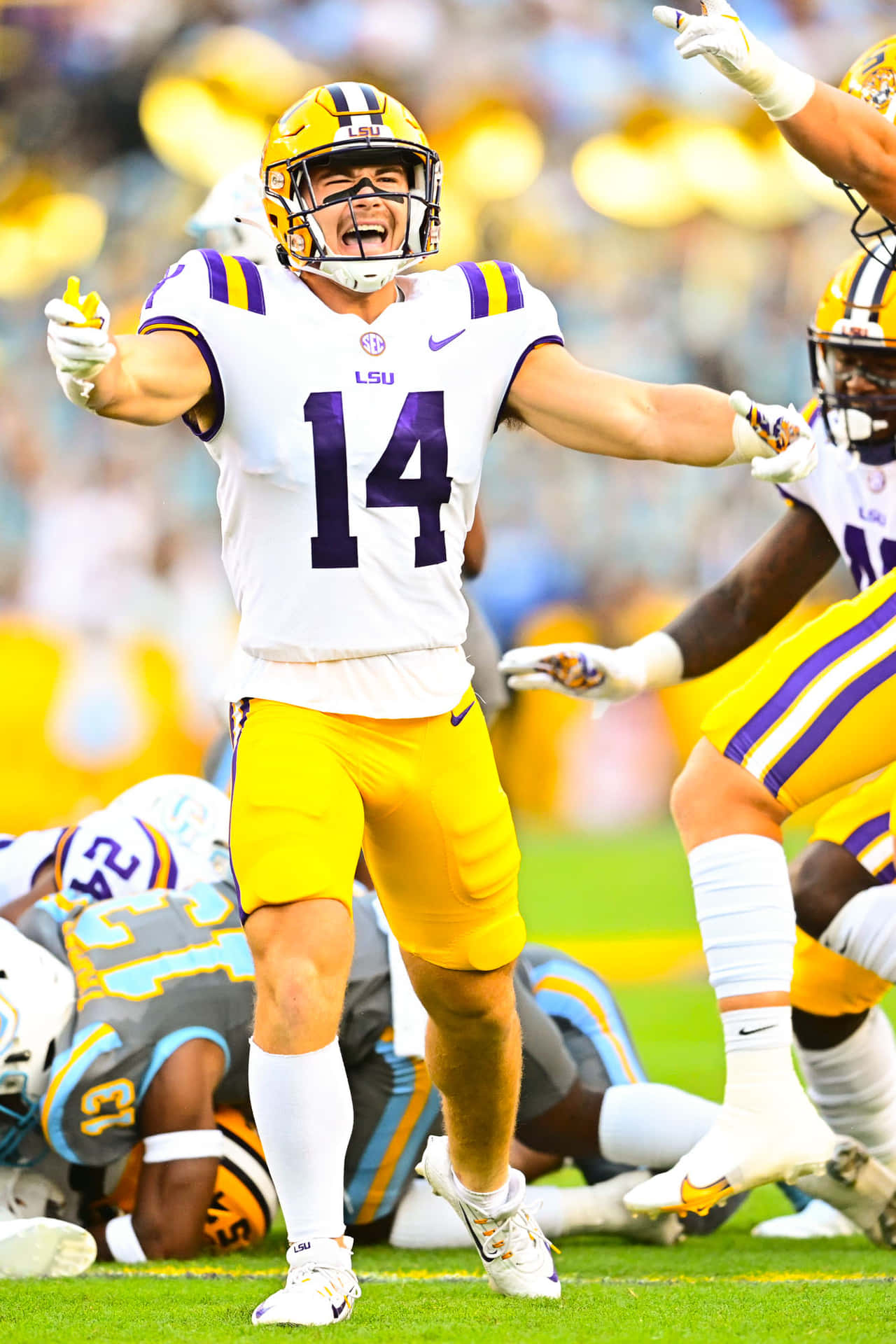 En Sie Kostenlose Lsu iPhone Wallpaper
