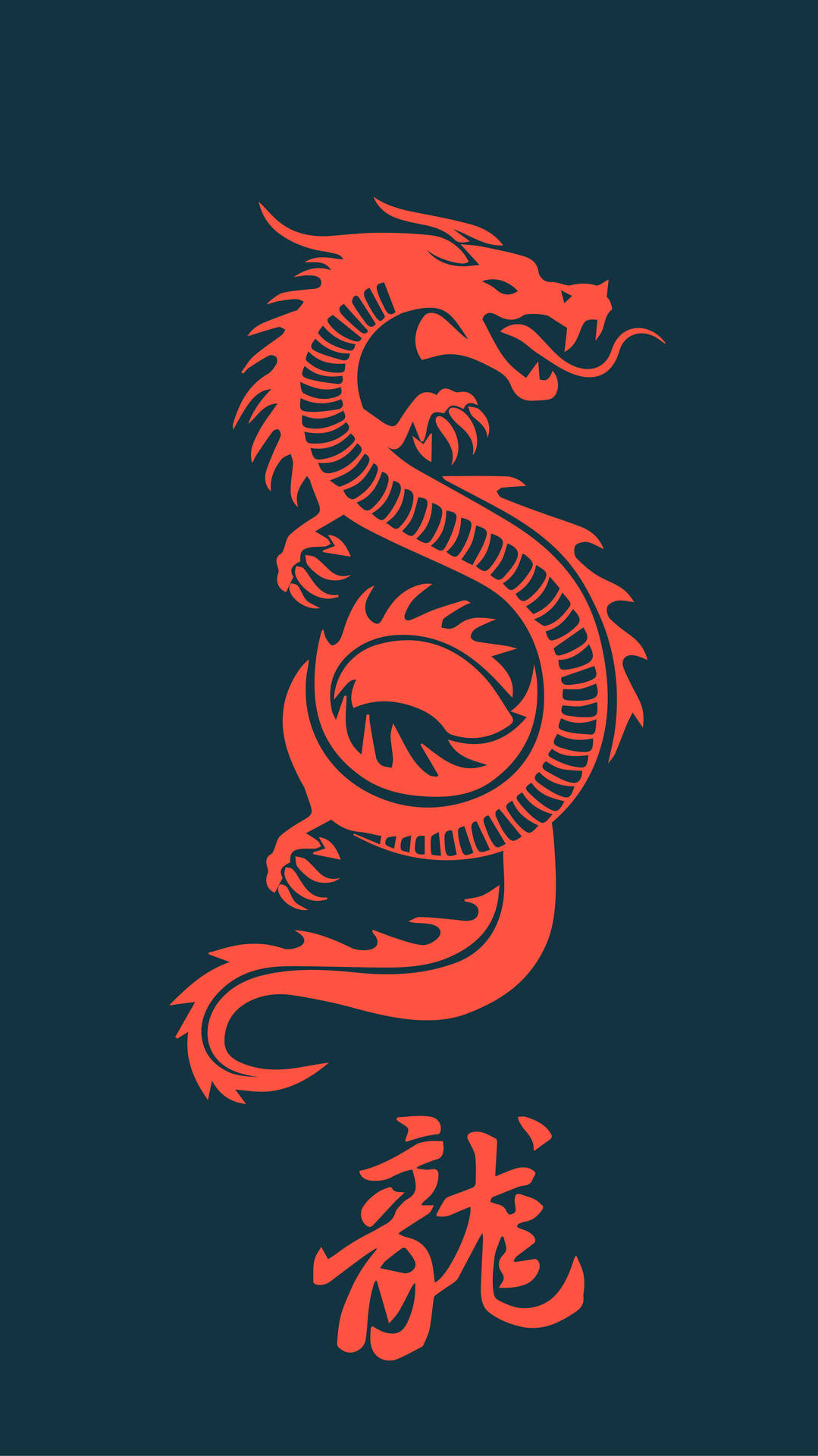 Japanese Dragon Background Wallpaper