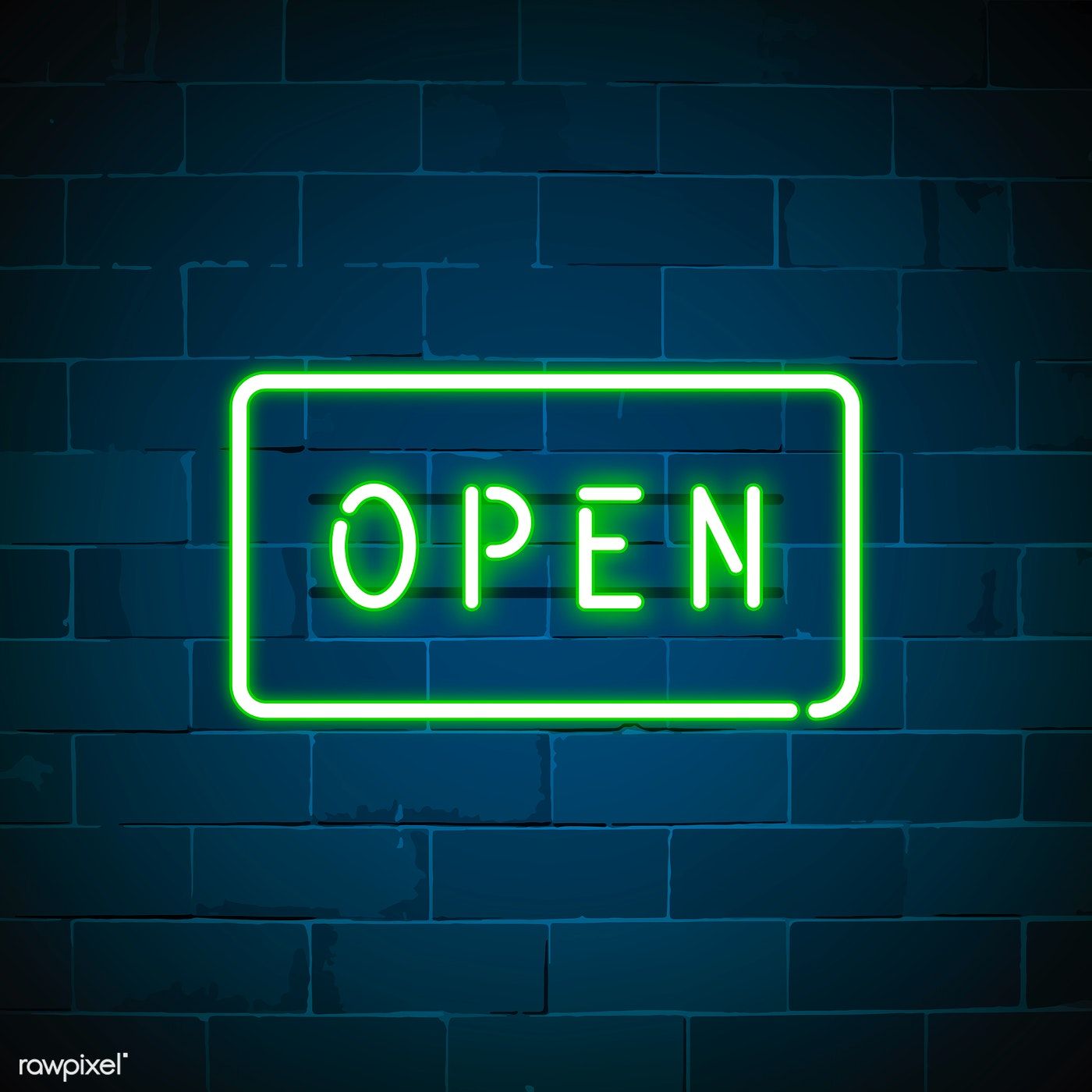 Open Shop Neon Sign Vector Image By Rawpixel Ningzk V