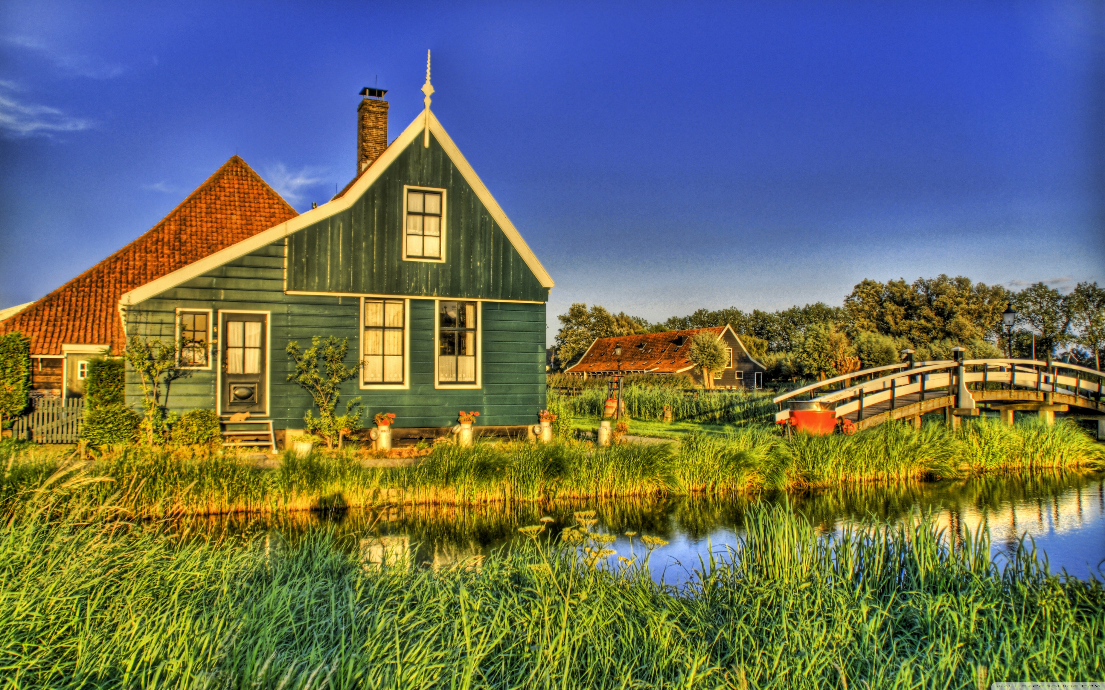 Holland Farmhouse Ultra HD Desktop Background Wallpaper For 4k UHD