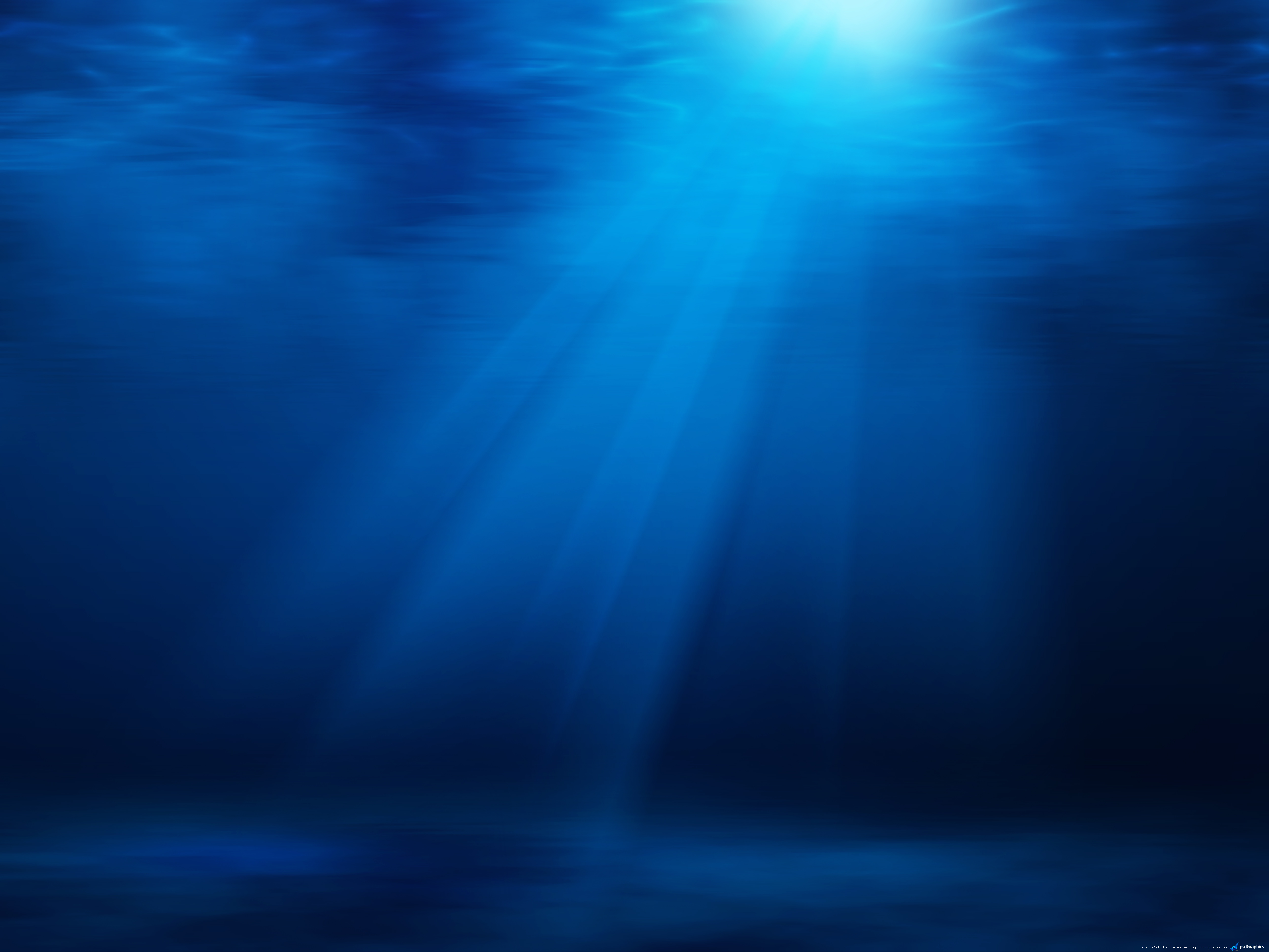 Abstract Ocean Background Beautiful Blue Rays