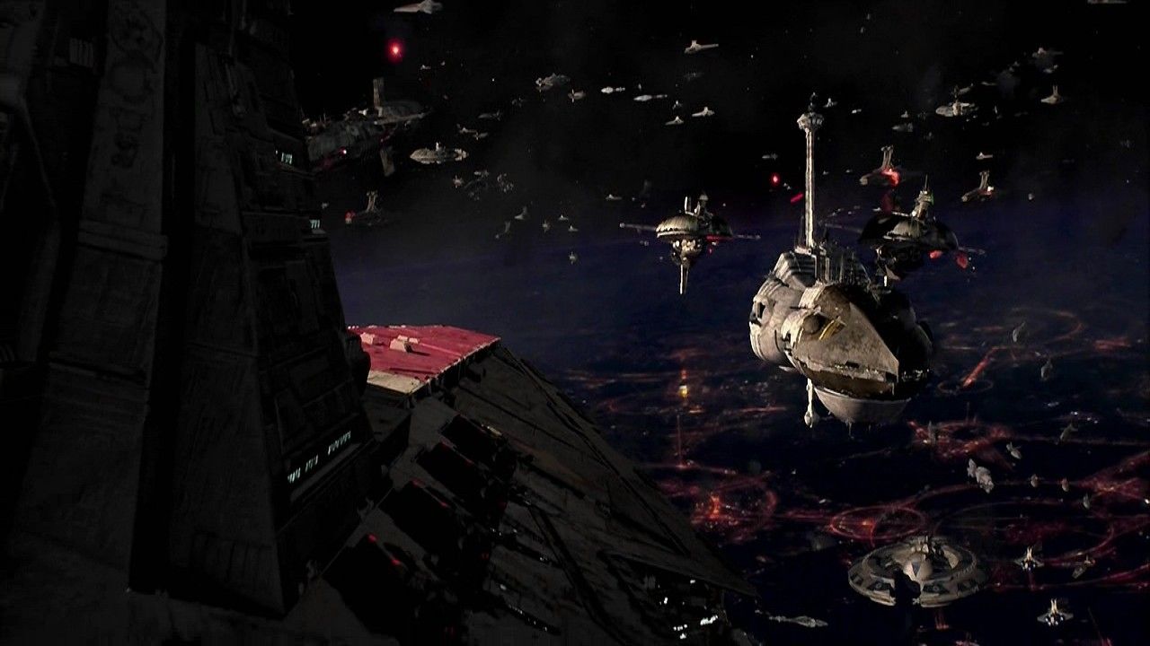 Star Wars Space Battle Wallpaper On