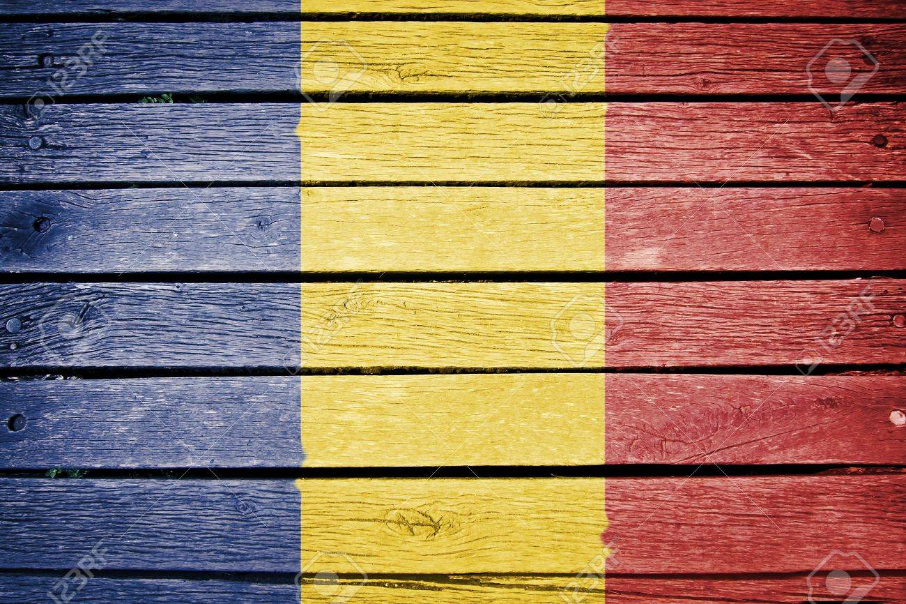 Free download Romania Romanian Flag Painted On Old Wood Plank
