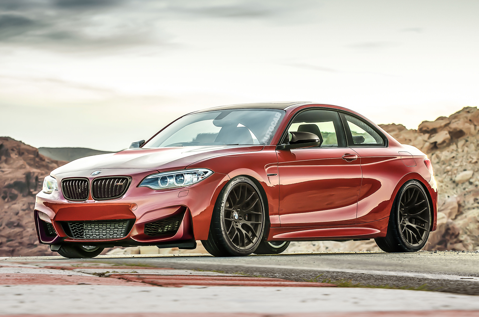 Red BMW M2 Wallpaper Full HD Pictures
