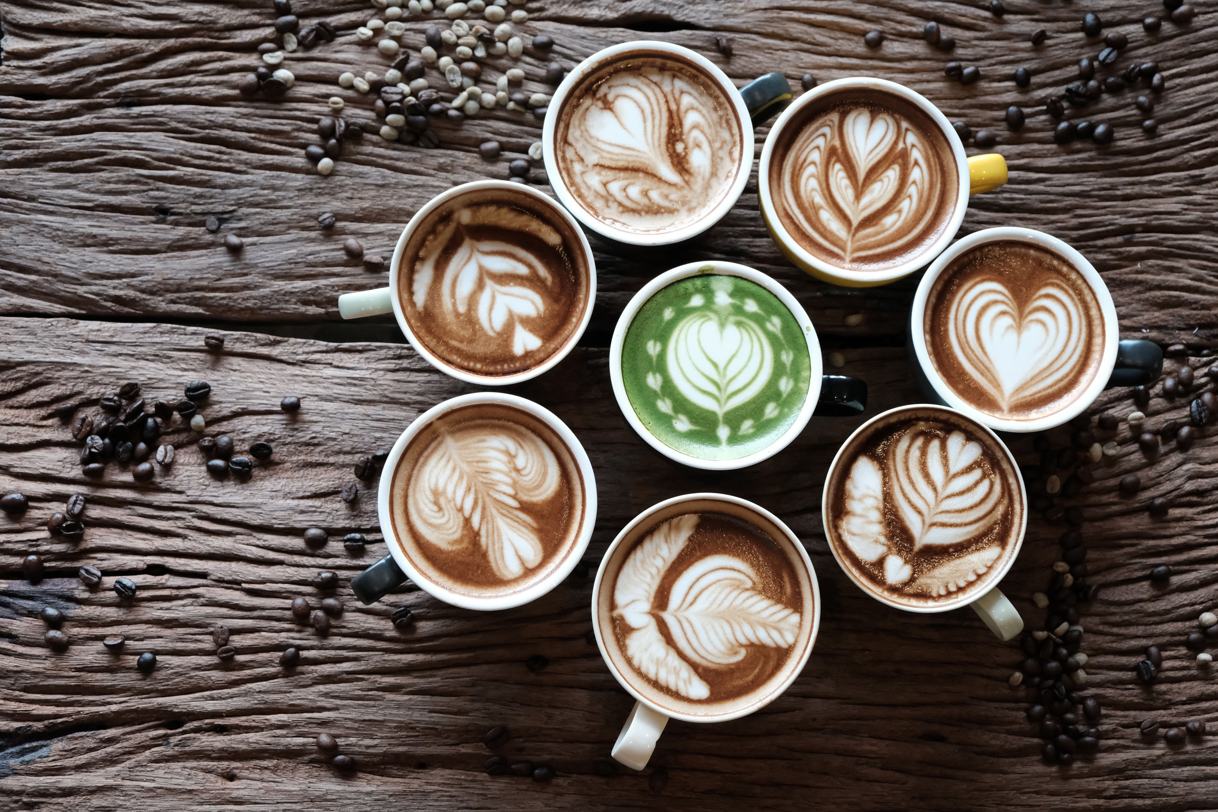 Coffee Beans Still Life Cup Food 4k Ultra HD Wallpaper
