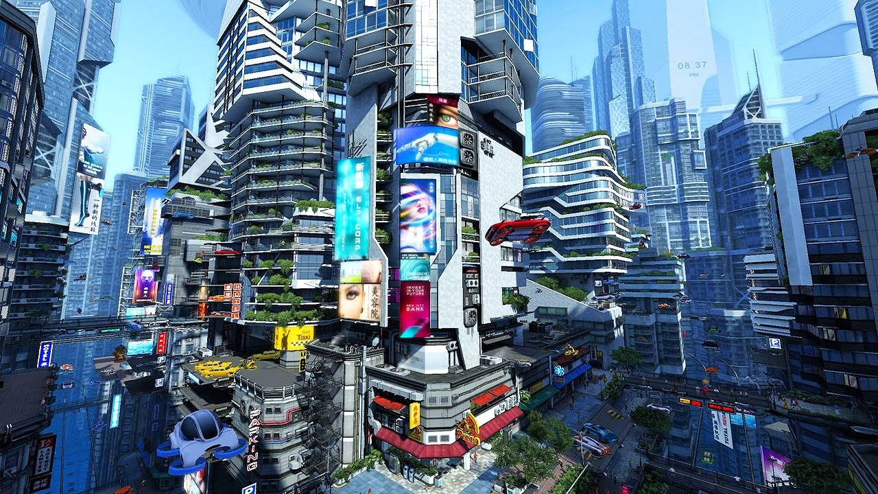 Futuristic City Wallpaper