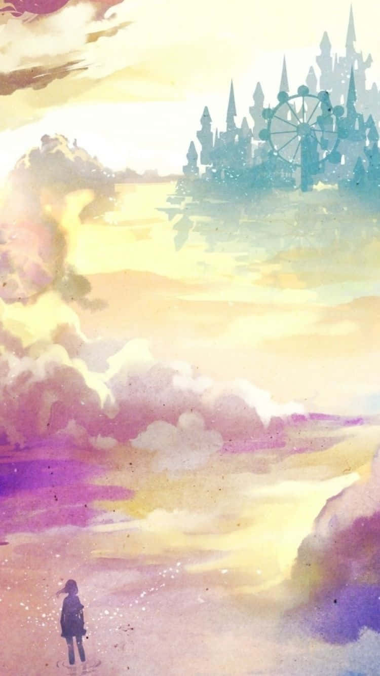 Watercolor Painting iPhone Wallpaper