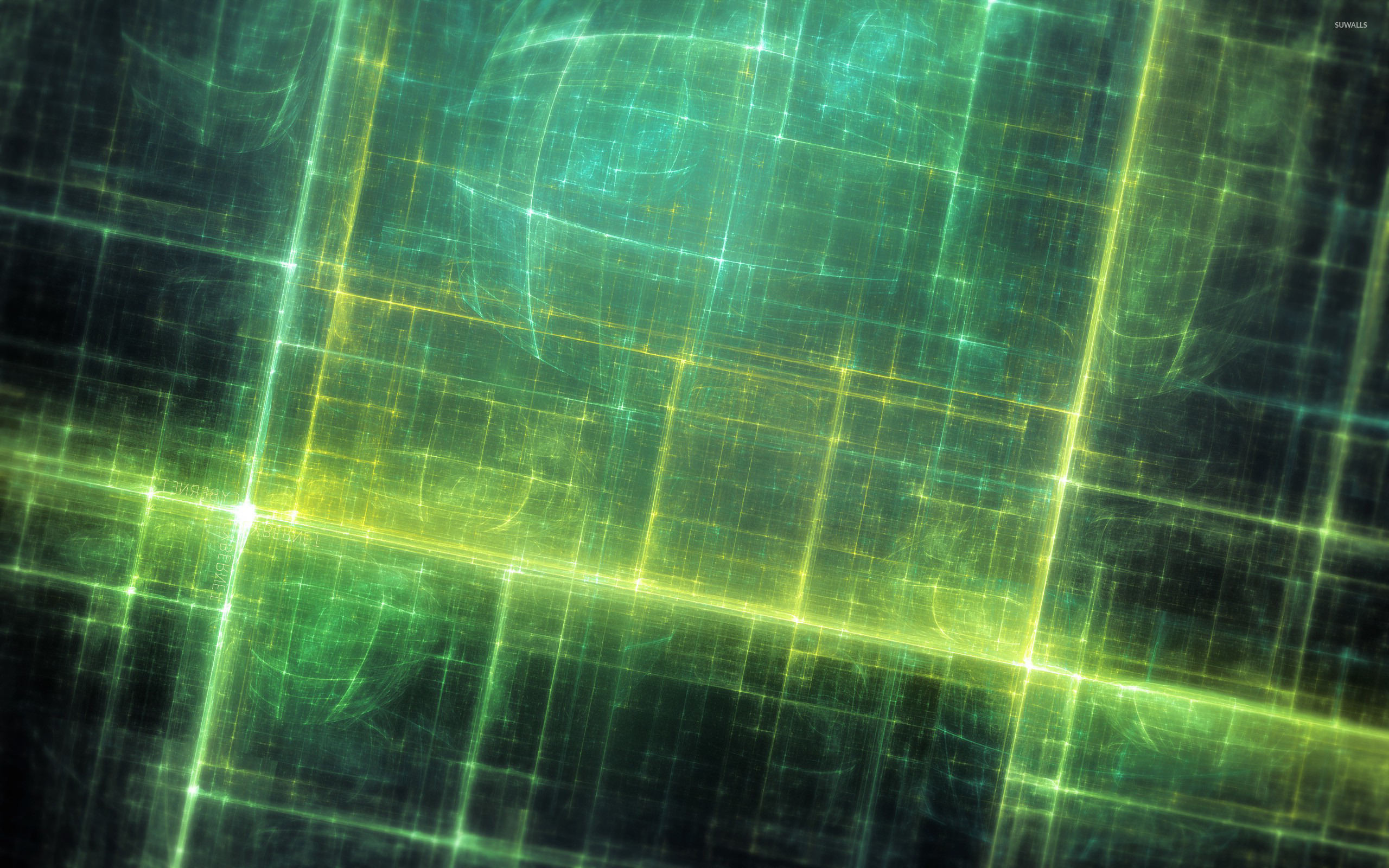 Fluorescent Lines Wallpaper Abstract