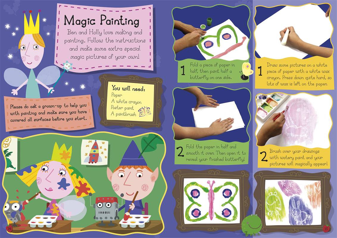 Ben And Holly Magic Painting Manual Wallpaper