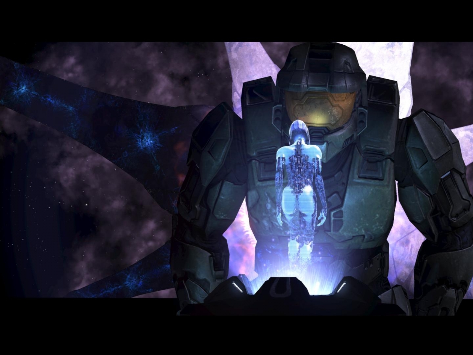 Cortana Halo Master Chief Screenshots Wallpaper