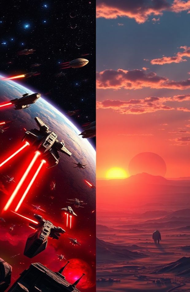 Dual Screen Wallpaper Star Wars
