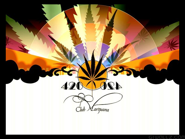 Wallpaper Marijuana Club HD Desktop