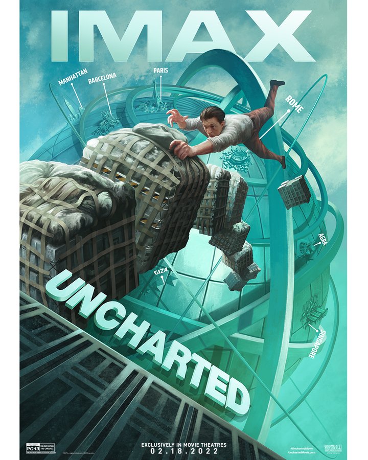 New Uncharted Movie Poster Released As Tickets Go On Sale Gamespot
