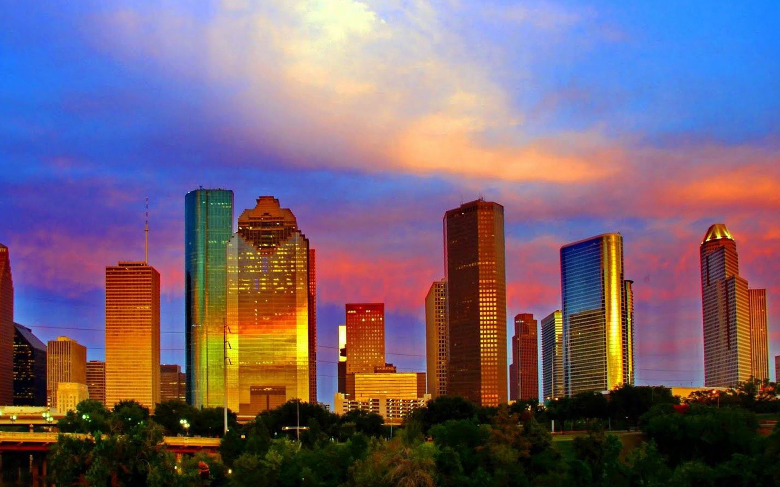 Houston Texas Skyline High Resolution