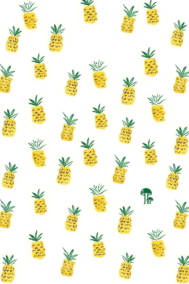 iPhone Wallpaper Tropicale Pineapple Cute