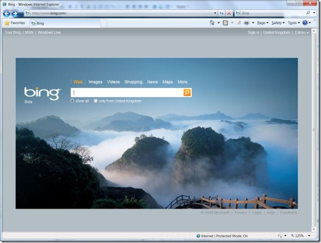 Bing Background Image
