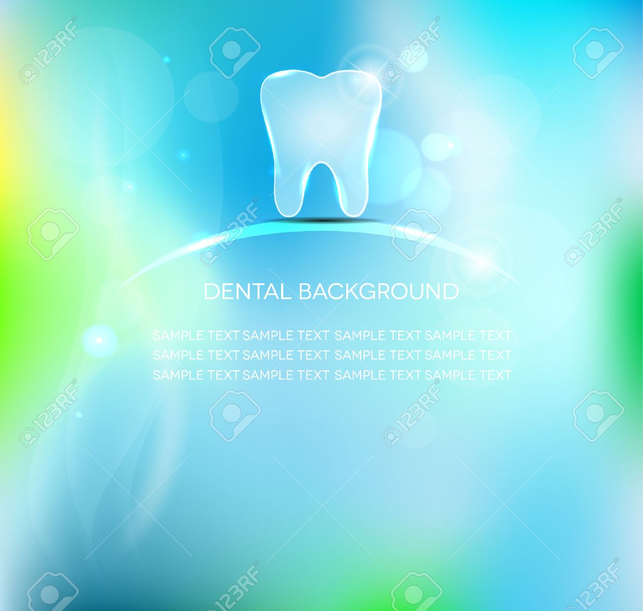 Beautiful Light Blue Dental Background Luxury Care