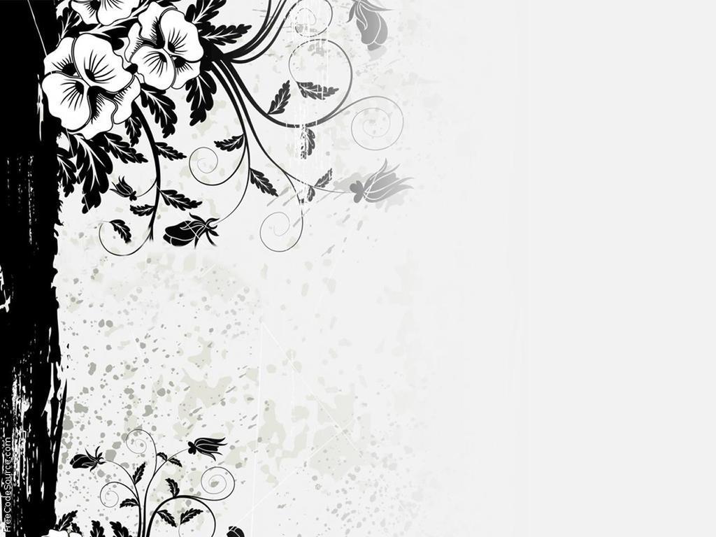 Grey Flower Background Layouts