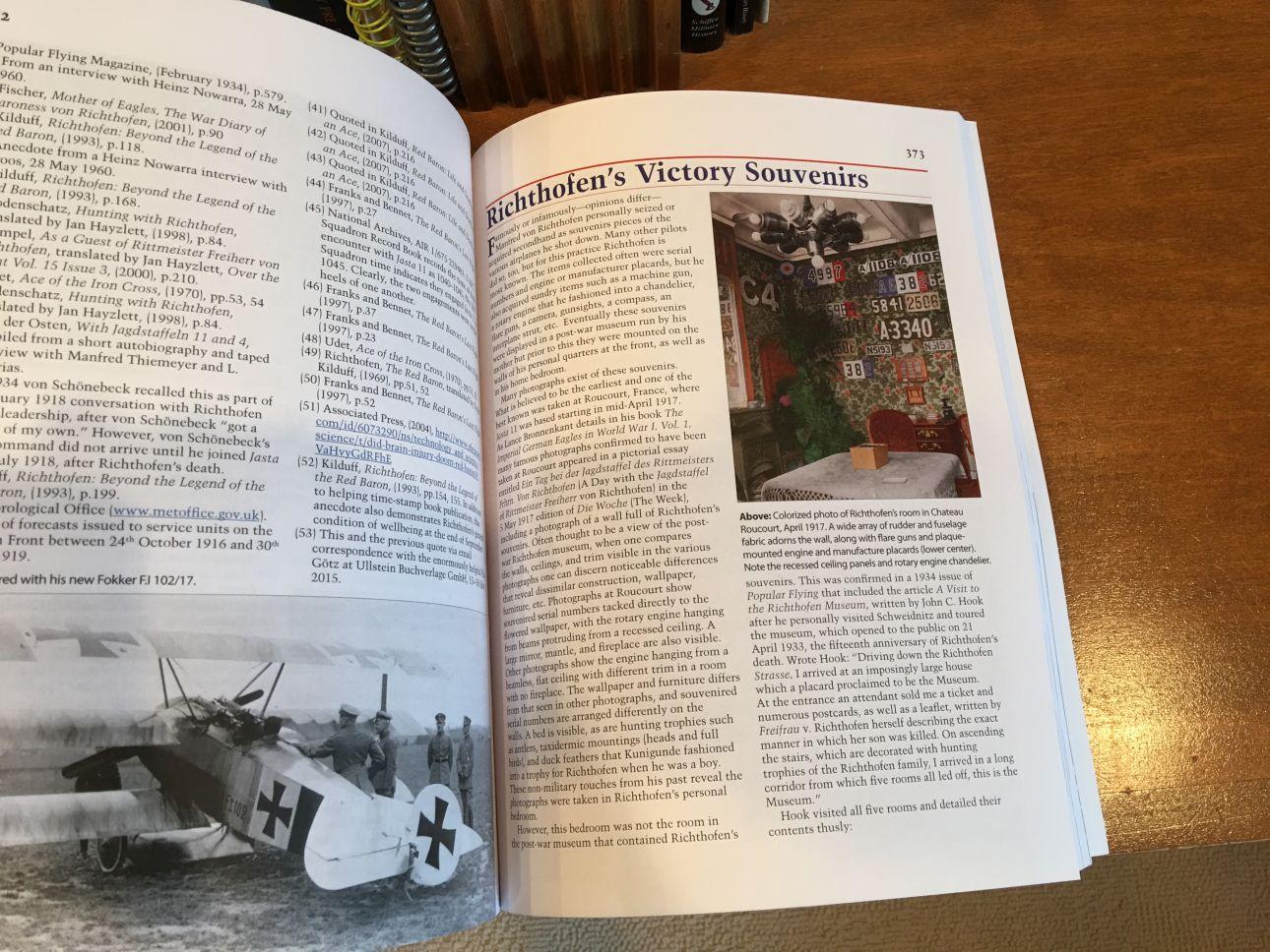 Ot New Book Inside The Victories Of Manfred Von Richthofen Now
