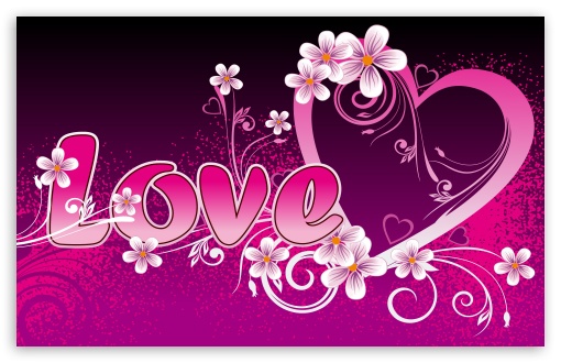 Pink Love HD Wallpaper For Wide Widescreen Whxga Wqxga Wuxga
