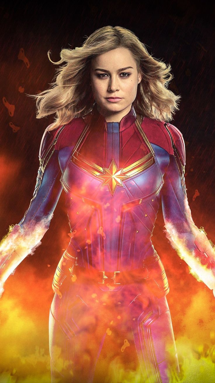 Fan Art Brie Larson Superhero Captain Marvel Movie