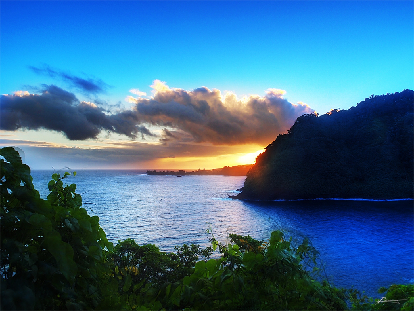 Hawaii Beach Sunrise Wallpaper Pacific Morning And