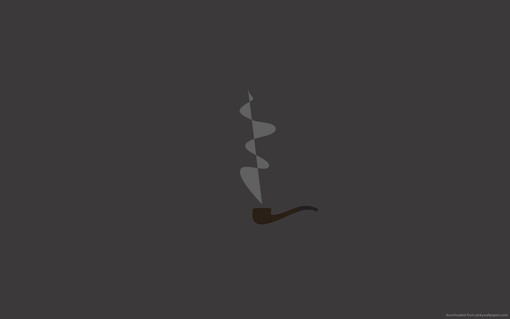 Minimal Smoking Pipe Wallpaper