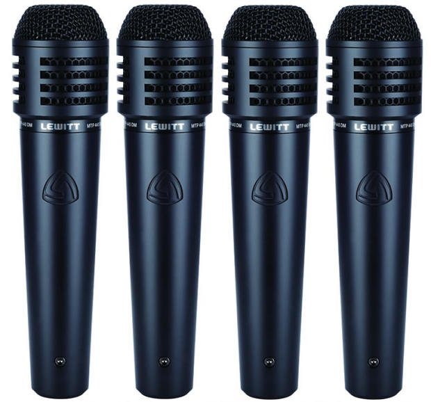Lewitt Mtp Dm Pack Premium Dynamic Instrument Microphone New