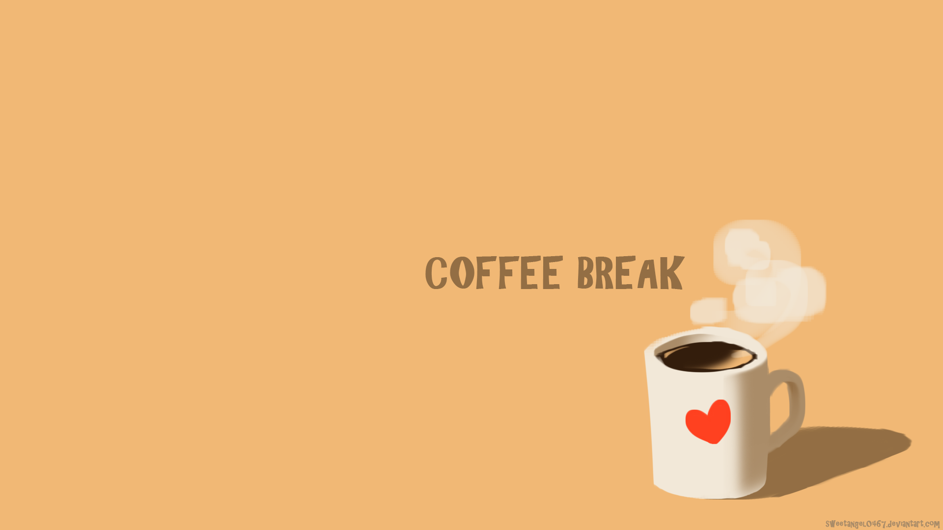 coffee break wallpaper by sweetangel0467 customization wallpaper
