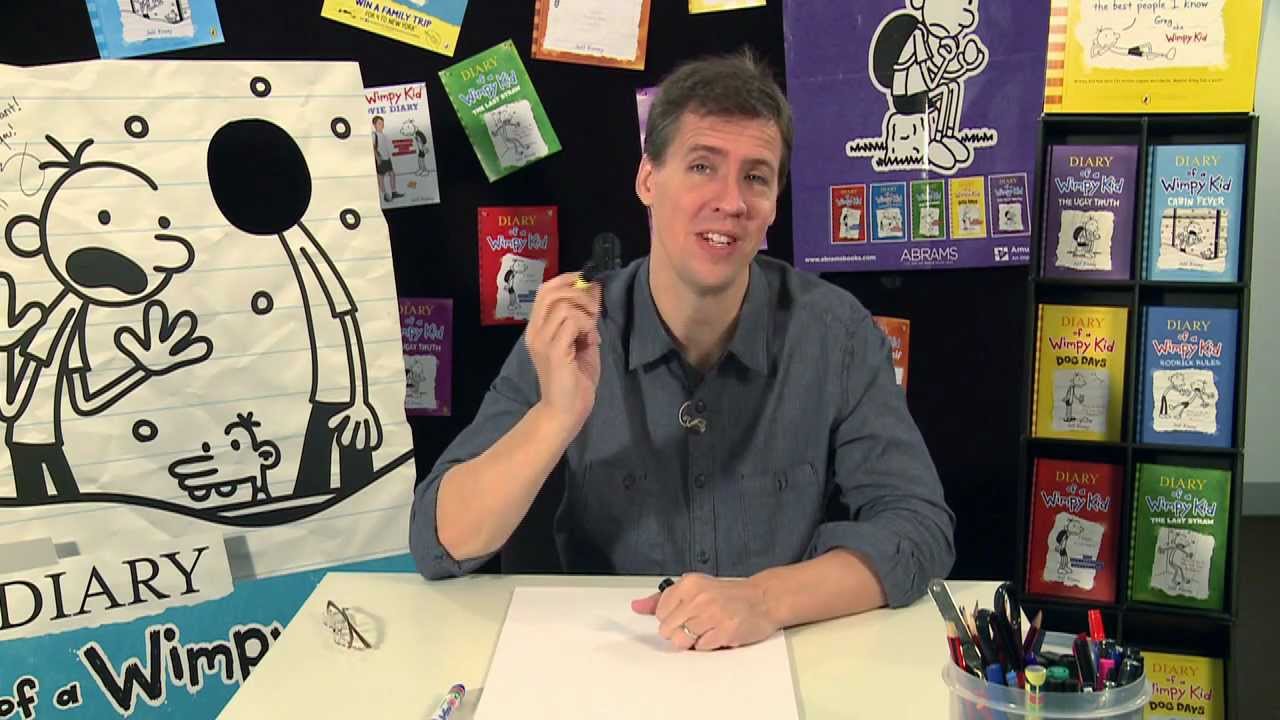 Jeff Kinney S Cartoon Class How To Draw Greg Heffley