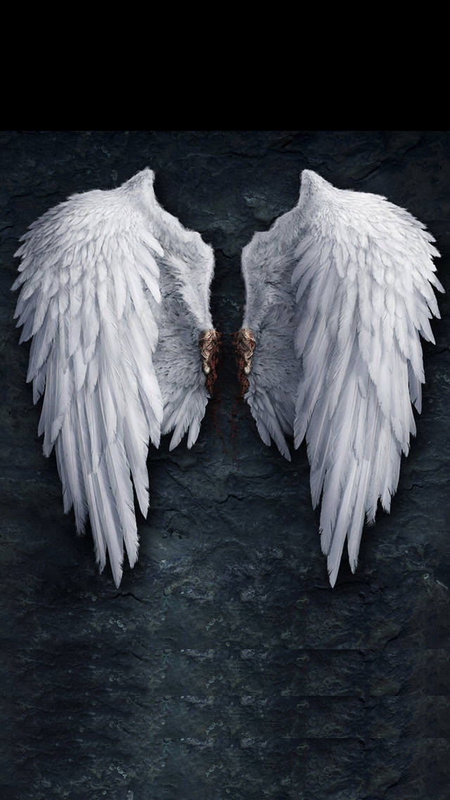 iPhone Wallpaper HD Angel Wings Background