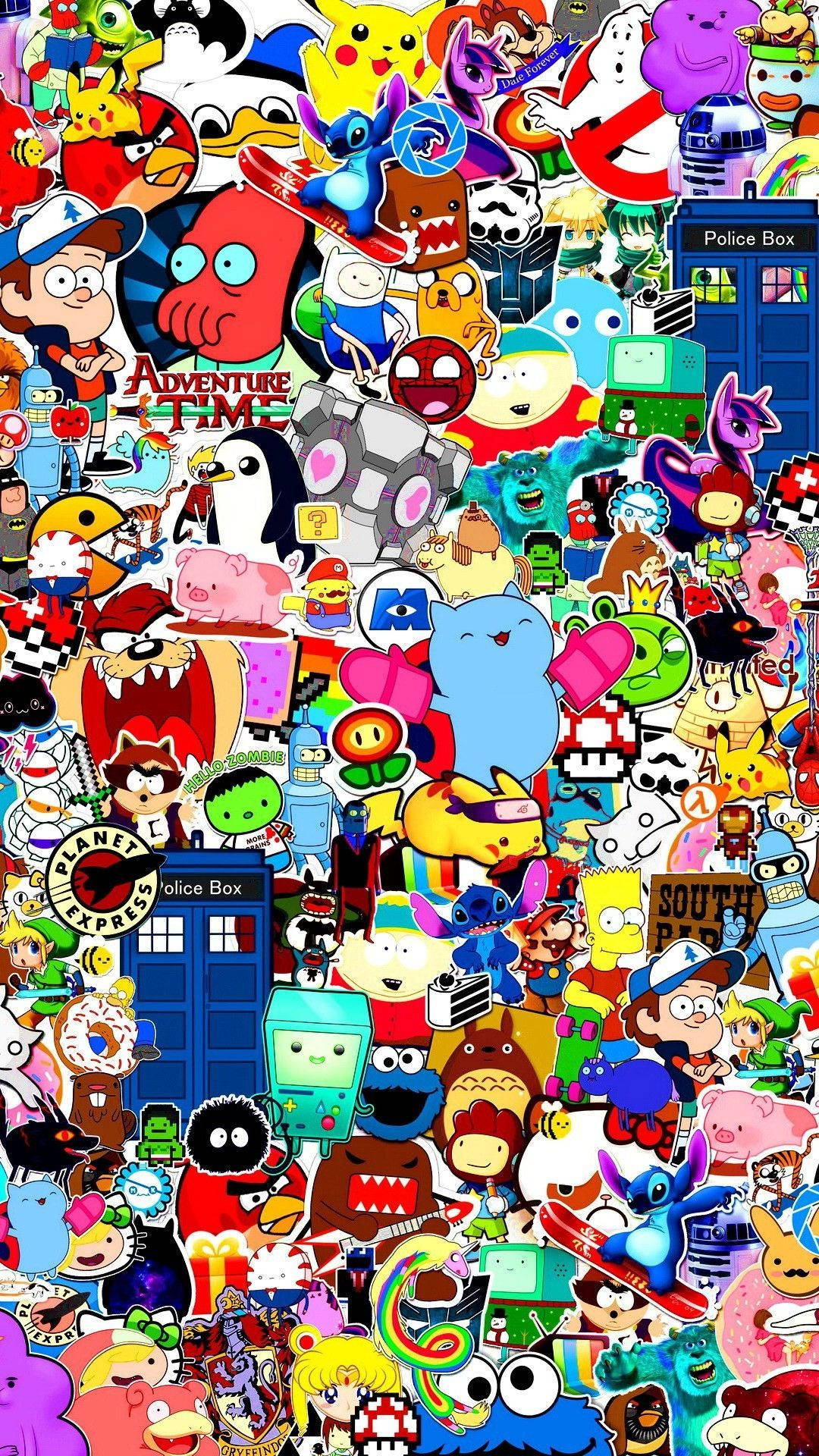 Aesthetic Stickers Wallpaper