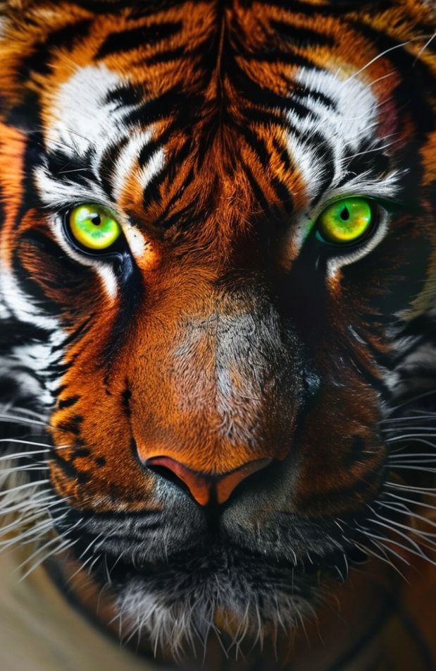 Angry Tiger Eyes Wallpaper