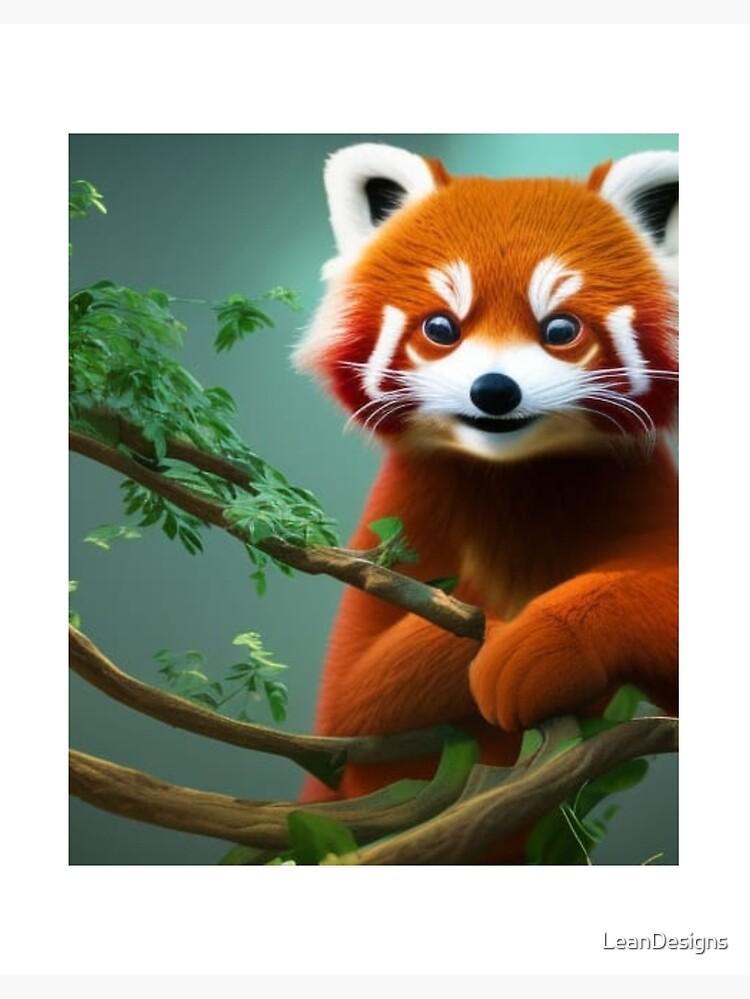 Chilling Red Panda Pandas Art Board Print For Sale By