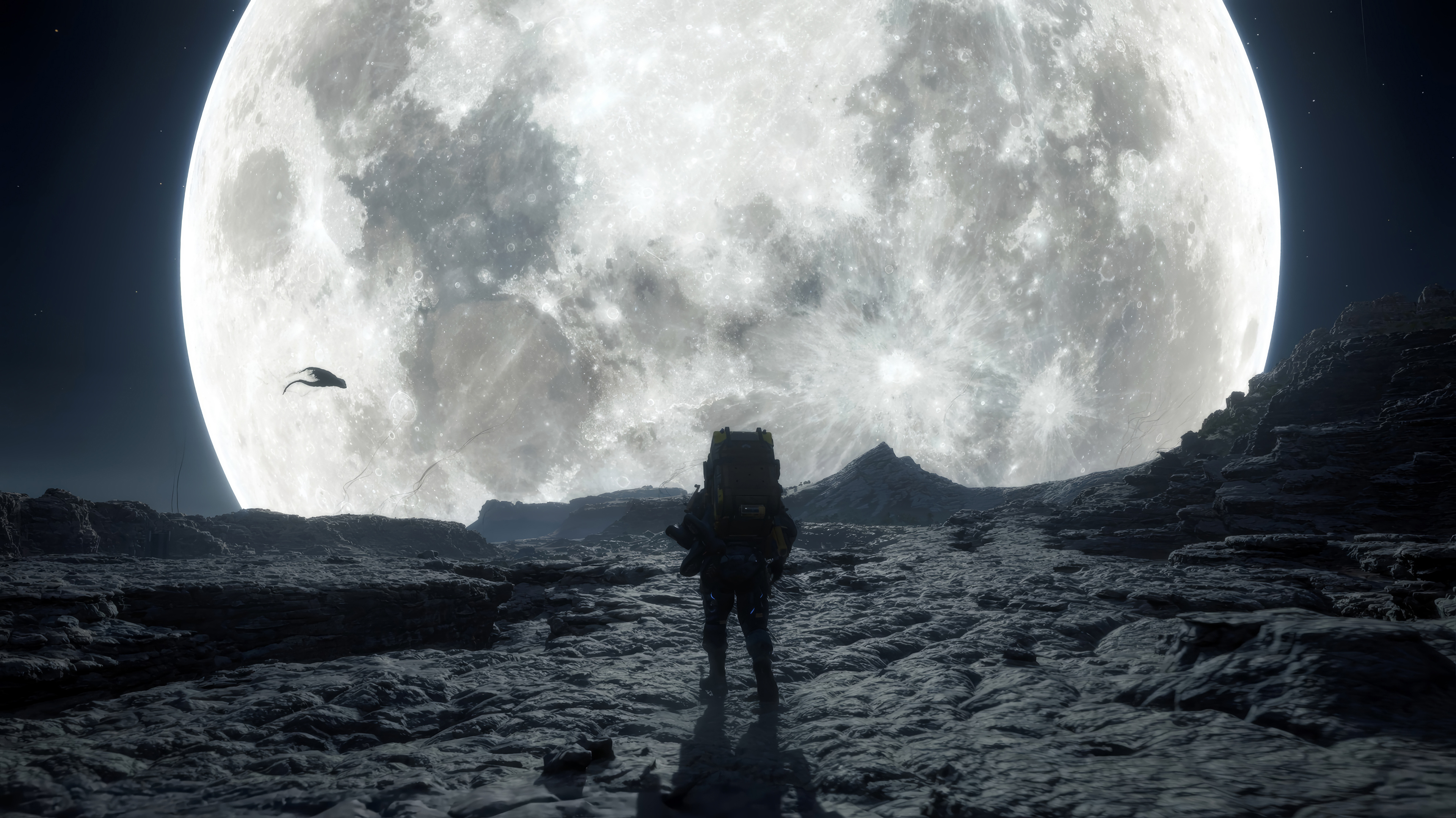 Death Stranding Full Moon 4k Wallpaper