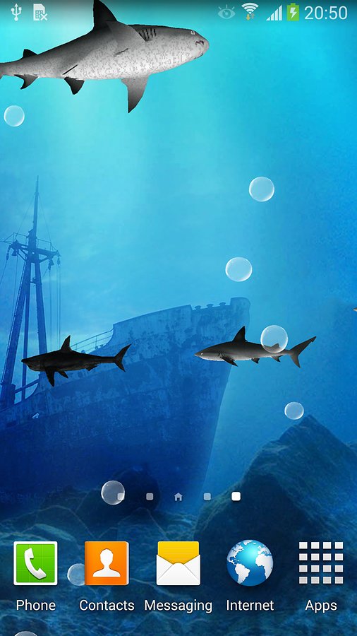 3D Sharks Live Wallpaper Lite   Android Apps und Tests   AndroidPIT 506x900