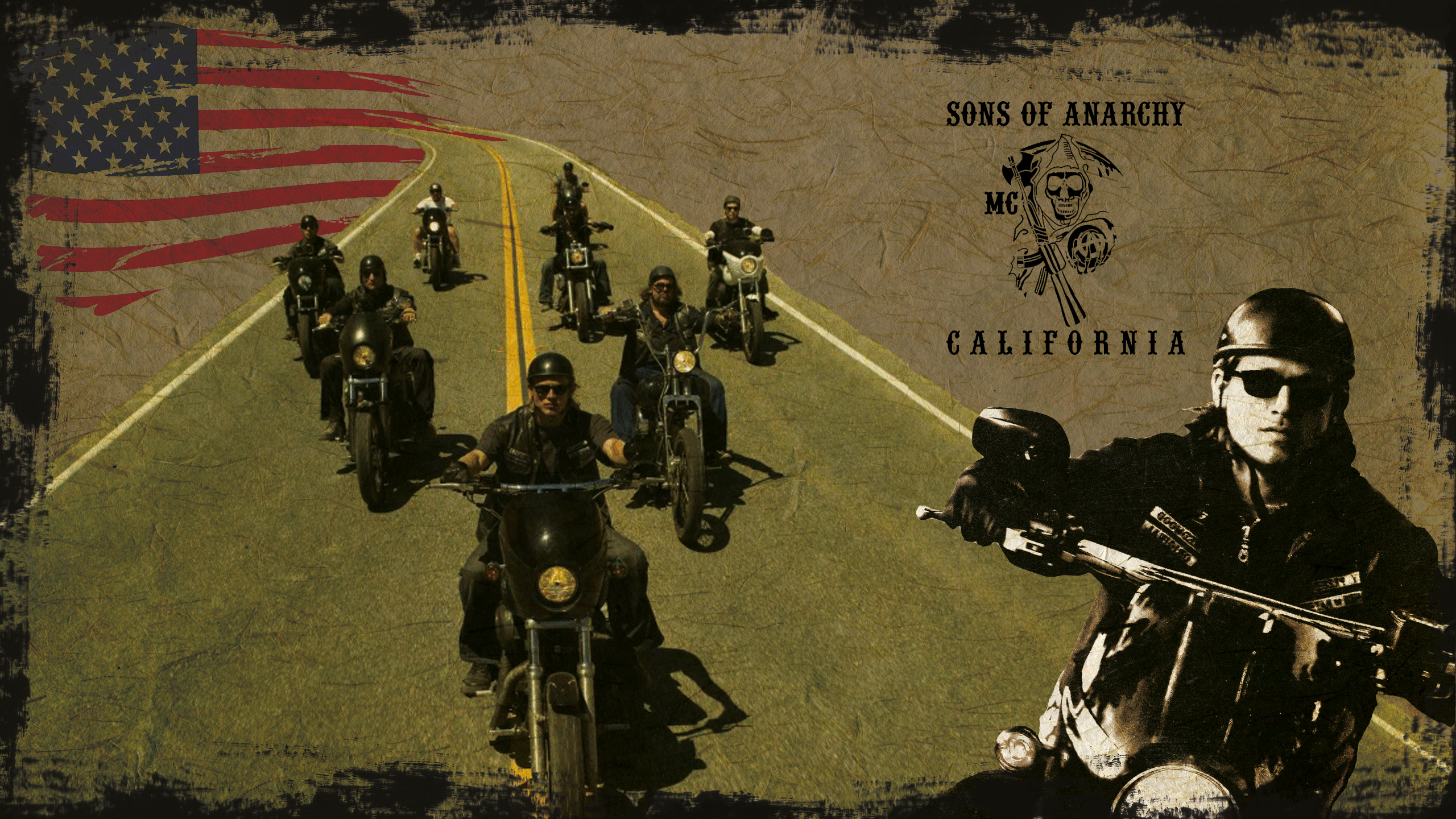 Sons Of Anarchy Wallpaper On The Road By Beaware8