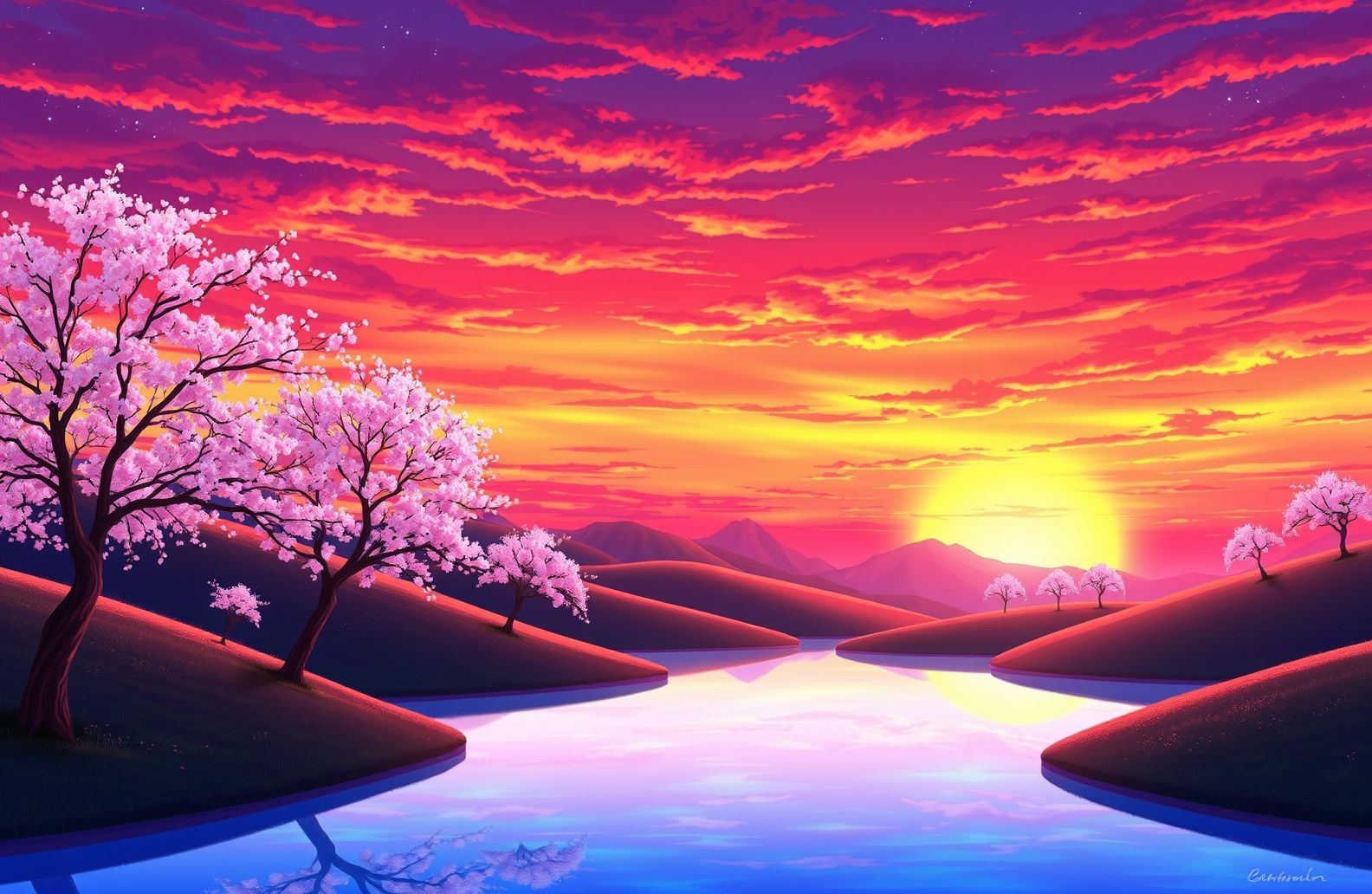 Anime Landscapes Wallpaper